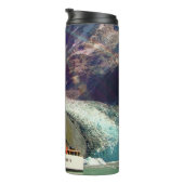 Alaskische Bergansicht mit Boot Thermosbecher (Nach rechts gedreht)
