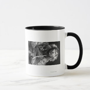 Alaskische Eskimopfeife-Fotografie Tasse