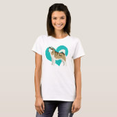 Alaskische Liebe T-Shirt (Vorne ganz)