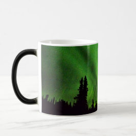 Alaskische Nordlichter, die Tasse verwandeln