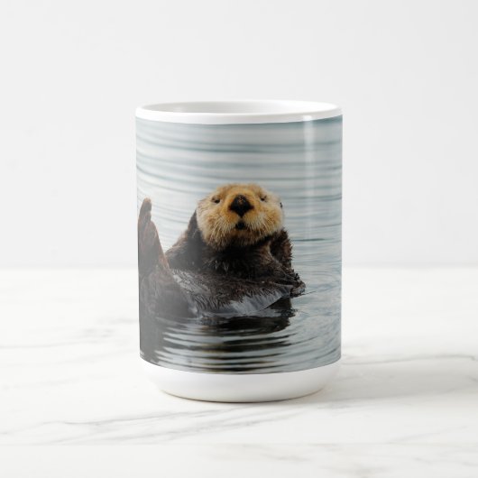 Alaskische Seeotter-Kaffee-Tasse Kaffeetasse (Mittel)