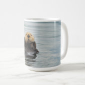 Alaskische Seeotter-Kaffee-Tasse Kaffeetasse (VorderseiteRechts)
