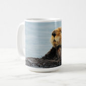 Alaskische Seeotter-Wasser-Flasche Kaffeetasse (Vorderseite Links)