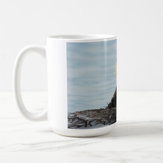 Alaskische Seeotter-Wasser-Flasche Kaffeetasse (Links)