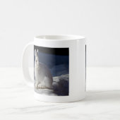 Alaskische Snowshoe-Hasen Kaffeetasse (Vorderseite Links)