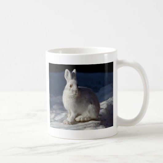Alaskische Snowshoe-Hasen Kaffeetasse (Rechts)