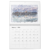 Alaskischer Aquarell-Kalender Kalender (Feb 2026)