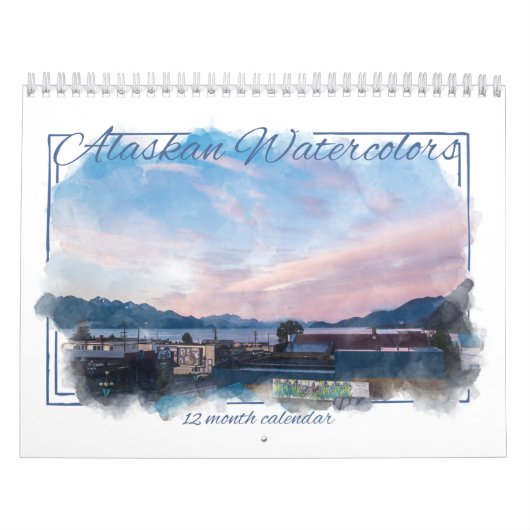Alaskischer Aquarell-Kalender Kalender (Titelbild)