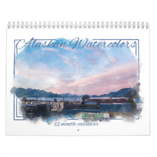 Alaskischer Aquarell-Kalender Kalender