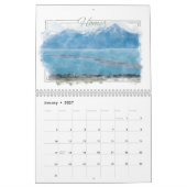 Alaskischer Aquarell-Kalender Kalender (Jan 2027)