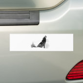 Alaskischer Bauholz-Wolf-Autoaufkleber Autoaufkleber (Auf Auto)