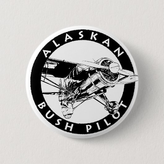 Alaskischer Bush-Pilotknopf Button (Vorderseite)