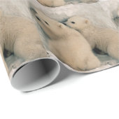 Alaskischer Eisbär CUB Geschenkpapier (Rolleneckpunkt)