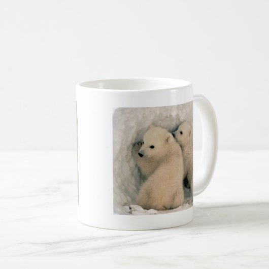 Alaskischer Eisbär CUB Kaffeetasse (VorderseiteRechts)