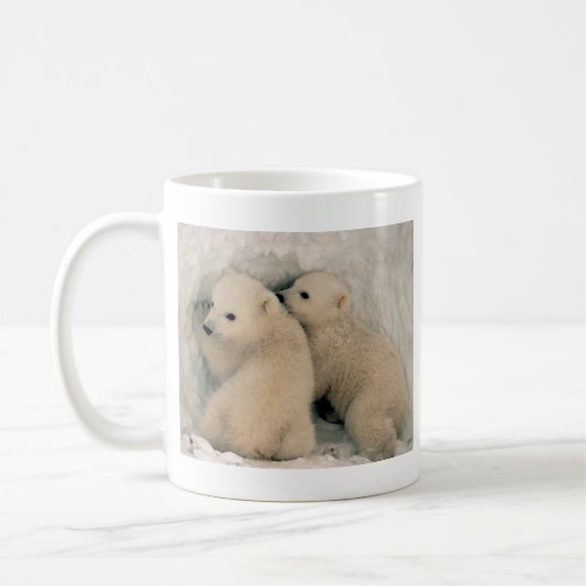 Alaskischer Eisbär CUB Kaffeetasse (Links)