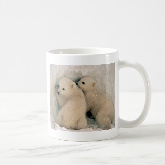 Alaskischer Eisbär CUB Kaffeetasse (Rechts)
