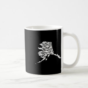 Alaskischer Fisch Alaska State Aus Wildlachs Heilb Kaffeetasse