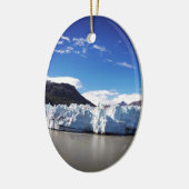 Alaskischer Gletscher Keramik Ornament (Links)