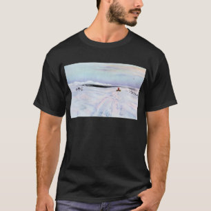 Alaskischer Hund Sleddiing im Yukon-Koyukuk T-Shirt