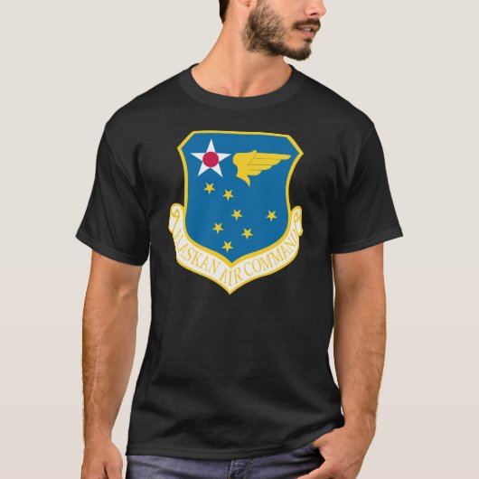 Alaskischer Luft-Befehls-Insignie-T - Shirt (Vorderseite)