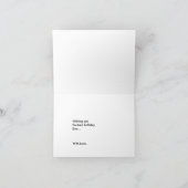 Alaskischer Malamute-Geburtstags-Karte Karte (Innenseite)