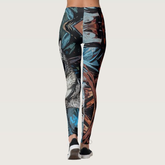 Alaskischer Malamute-HundeLeggings Leggings (Rückseite)