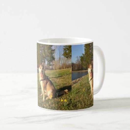 Alaskischer Malamute Kaffeetasse (VorderseiteRechts)
