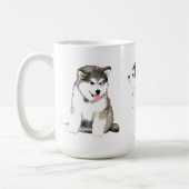 Alaskischer Malamute Kaffeetasse (Links)