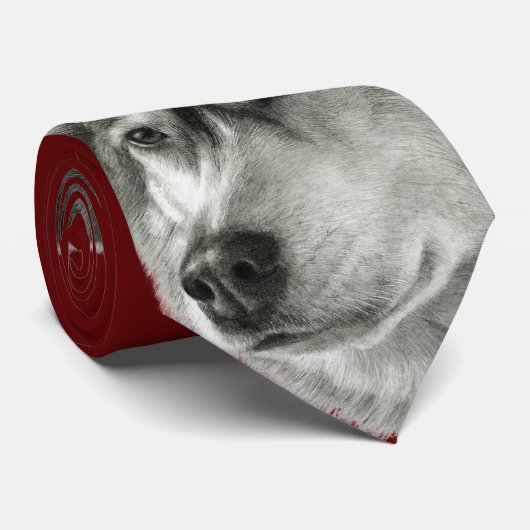 Alaskischer Malamute Krawatte (Gerollt)