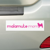 Alaskischer Malamute-Mama Autoaufkleber (Auf Auto)