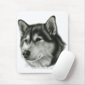 Alaskischer Malamute Mousepad (Mit Mouse)