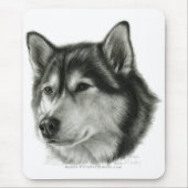 Alaskischer Malamute Mousepad (Vorne)