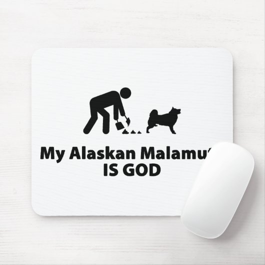 Alaskischer Malamute Mousepad (Mit Mouse)