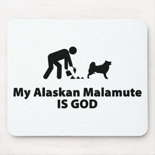 Alaskischer Malamute Mousepad (Vorne)