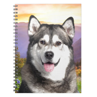 Alaskischer Malamute Notizblock