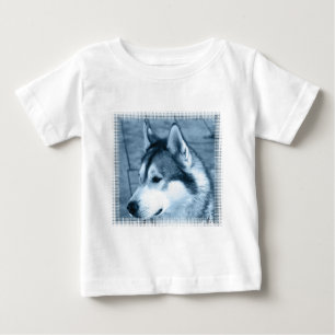 Alaskischer Malamute-Säuglings-T - Shirt