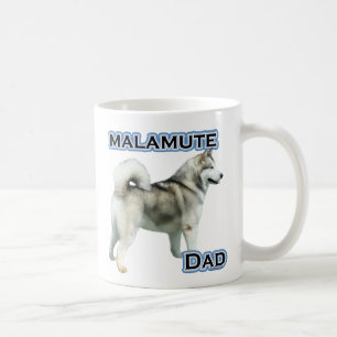 Alaskischer Malamute-Vater 4 Kaffeetasse