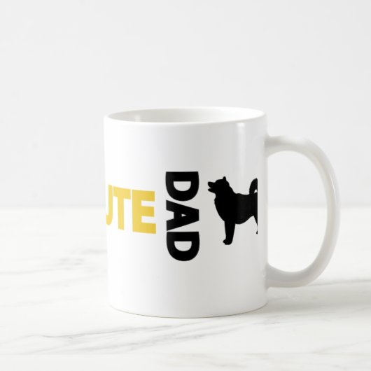 Alaskischer Malamute-Vater Kaffeetasse (Rechts)