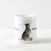 Alaskischer Malamute, wie? Merken Sie hallo Kaffeetasse (Mittel)