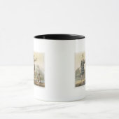 Alaskischer Mann und Frau (Farbstich) Tasse (Zentrum)