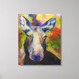 Alaskischer Mr. Moosey Elch Leinwanddruck