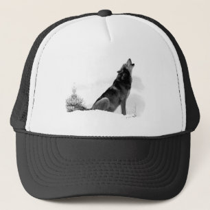 Alaskischer Timberwolf-Hut Truckerkappe