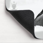 Alaskischer Timberwolf Mousepad (Ecke)