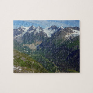 Alaskisches Gletscher-tal Puzzle