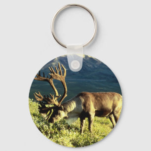 Alaskisches Karibu Schlüsselanhänger