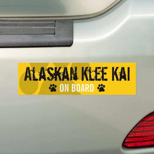 Alaskisches Klee Kai an Bord Autoaufkleber (Auf Auto)