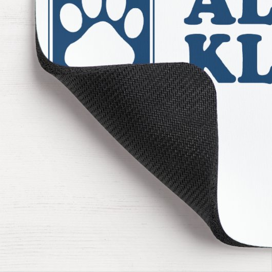 Alaskisches Klee Kai Blau Mousepad (Ecke)