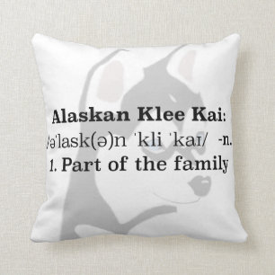 Alaskisches Klee Kai Kissen