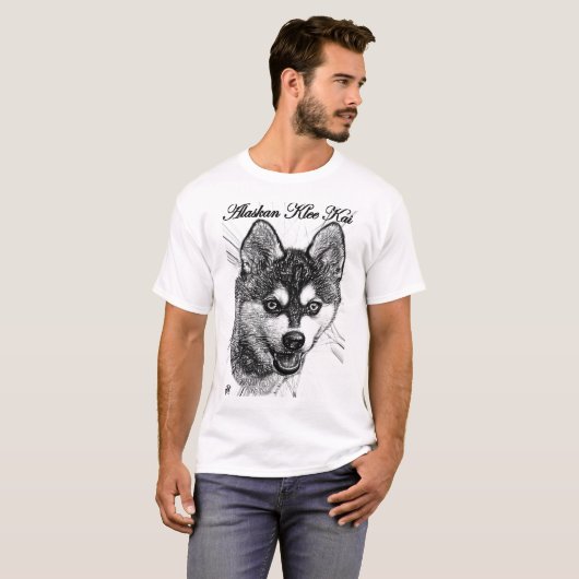 Alaskisches Klee Kai T-Shirt (Vorne ganz)