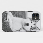 AlaskischMalamute bw.png Case-Mate iPhone Hülle (Rückseite (Horizontal))